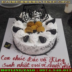 Mẫu bánh kem tặng sinh nhật Bạn Trai - KR49